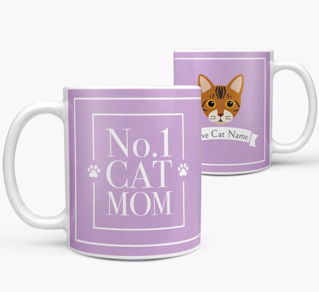No.1 Mom: Personalized {breedCommonName} Mug